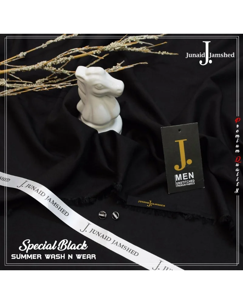 JUNAID JAMSHED WASH & WEAR (BLACK) MC-01