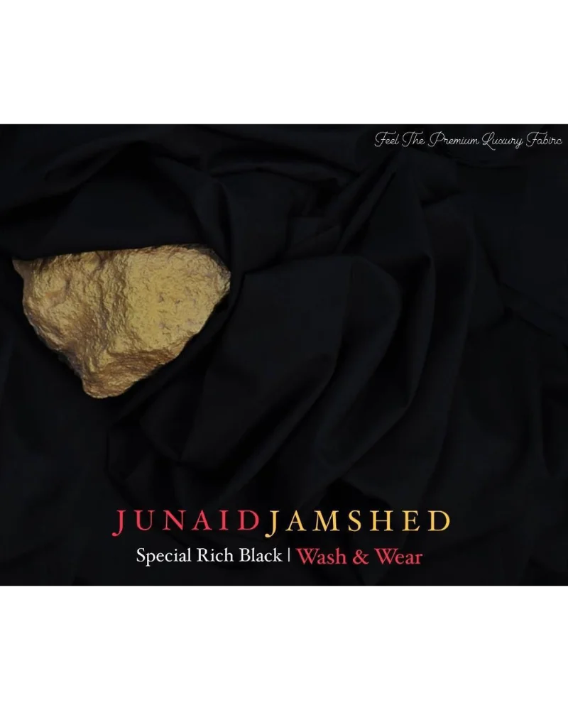 JUNAID JAMSHED WASH & WEAR (BLACK) MC-01 - Image 3
