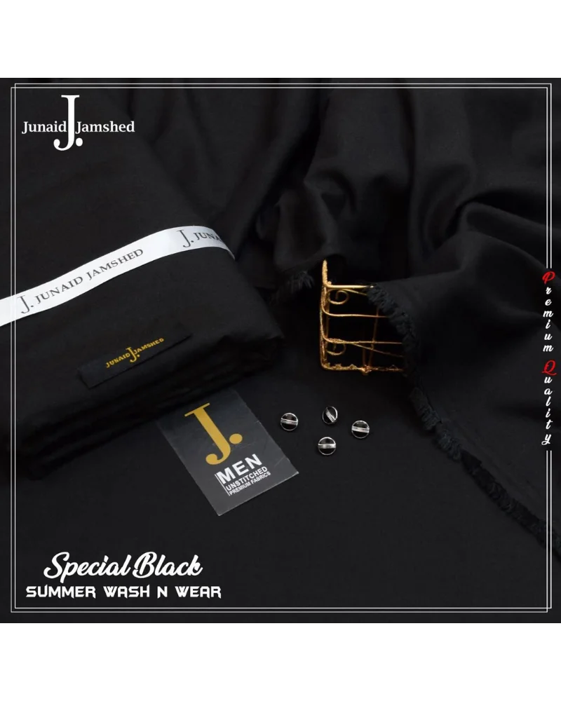 JUNAID JAMSHED WASH & WEAR (BLACK) MC-01 - Image 2