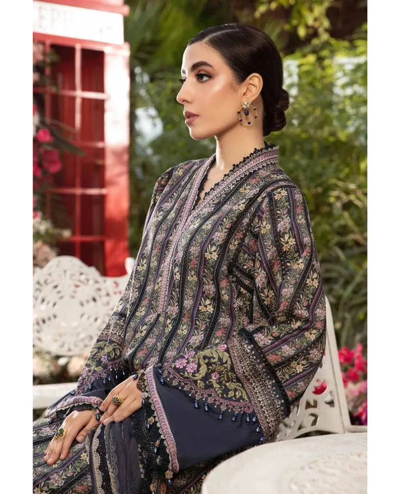 MARIA B. LAWN SUMMER COLLECTION RR-03 - Image 2